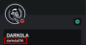 Example username Discord
